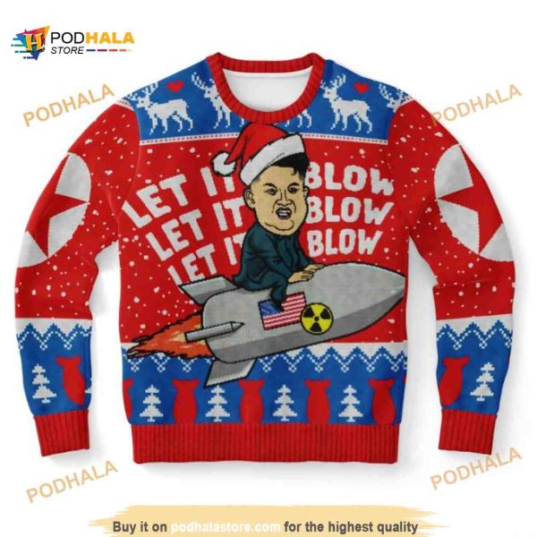 Let It Blow Ugly Christmas Sweater, Xmas Gifts