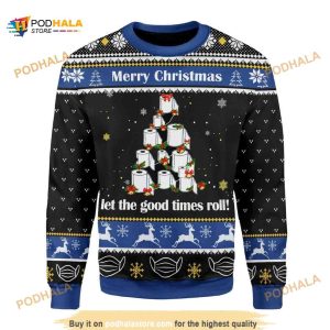 Let The Good Times Roll Christmas Funny Ugly Christmas, Xmas Gifts