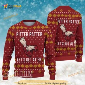 Letterkenny Pitter Patter Let’s Get At’er Christmas Ugly Sweater