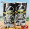 Lexus Baby Yoda Custom Name Gift Travel Coffee Tumbler