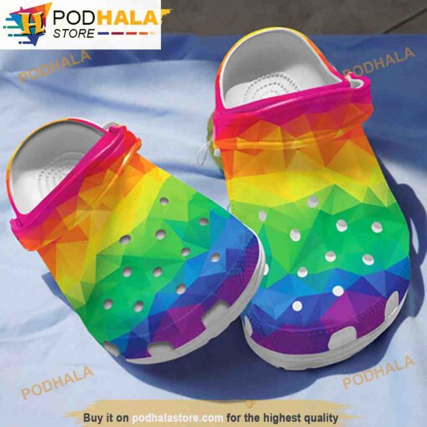 LGBT Art 3D Funny Crocs Slippers