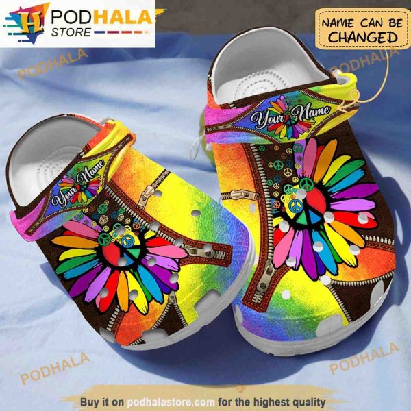 LGBT Hippie Soul Limited Edition 3D Funny Crocs