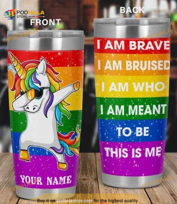 Lgbt Pride Lgbt Pride Unicorn Personalized Coffee Tumbler
