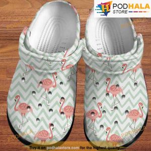 Life Is Better Flamingo 3D Funny Crocs