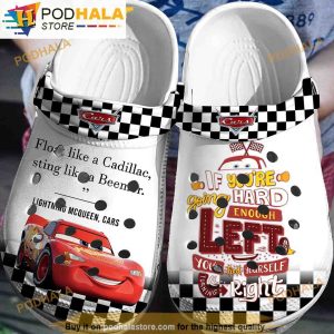 Light Up Lightning Mcqueen 3D Funny Crocs