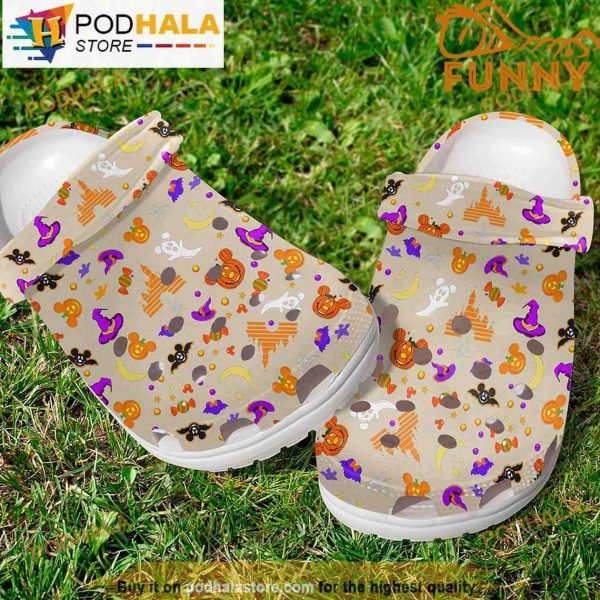 Light Yellow Disney 3D Halloween Crocs