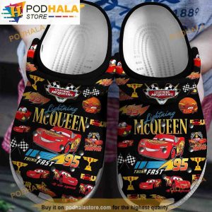 Lightning Mcqueen 3D Funny Crocs Adults