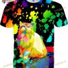 Linnhoy 3D Graphic Print Fashion Shirt