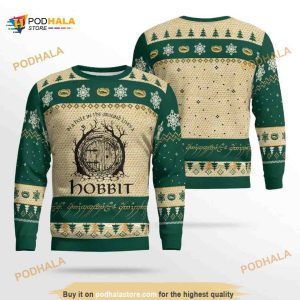 Live A Hobbit Lord Of The Ring Ugly Christmas Sweater