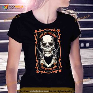 Live By The Gun Die By The Gun Halloween 2023 T Shirt 2