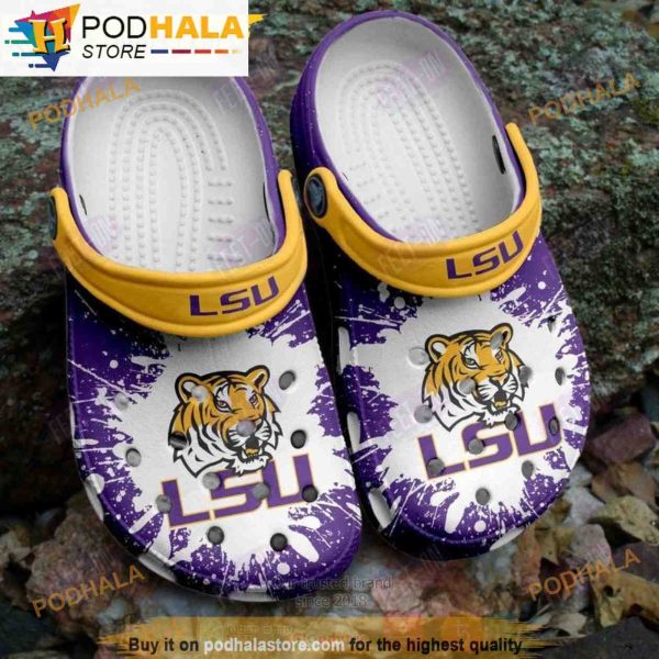 Logo Lsu Tigers Ncaa 3D Funny Crocs