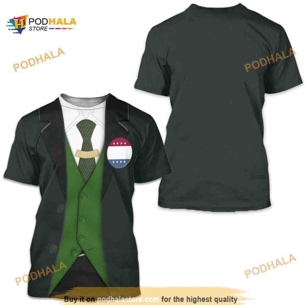 Loki TV Series Costume, Loki Green Sui 3D Shirt