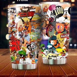 Looney Tune Cartoon Gift Travel Coffee Tumbler