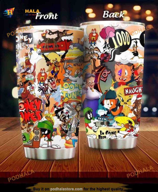 Looney Tune Cartoon Gift Travel Coffee Tumbler