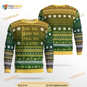 Lord Of The Ring Potatoes Boil Em Mash Em Stick em In A Stew LOTR Ugly Christmas Sweater