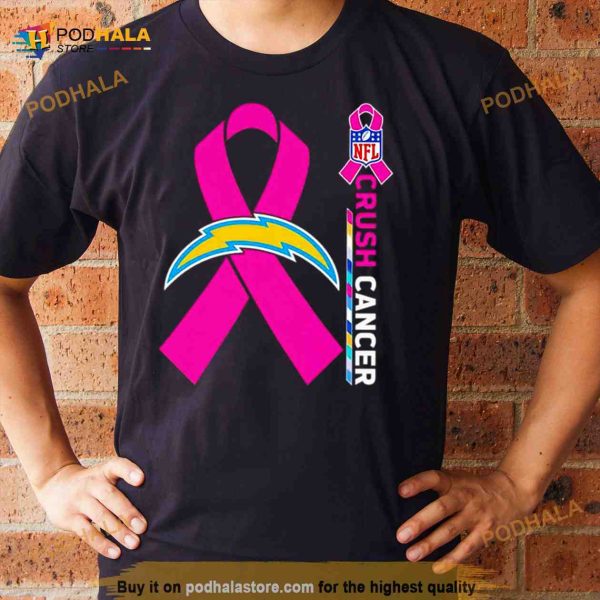 los Angeles Chargers NFL Crush Cancer Shirt