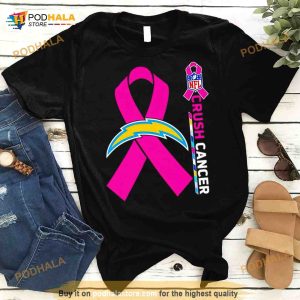 Los Angeles Chargers Nfl Crush Cancer Shirt 2