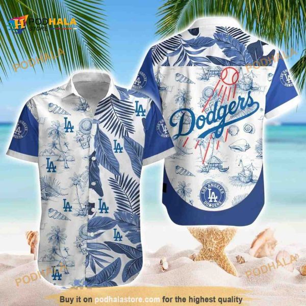 Los Angeles Dodgers MLB Hawaiian Shirt, Birthday Gift For Beach Lovers