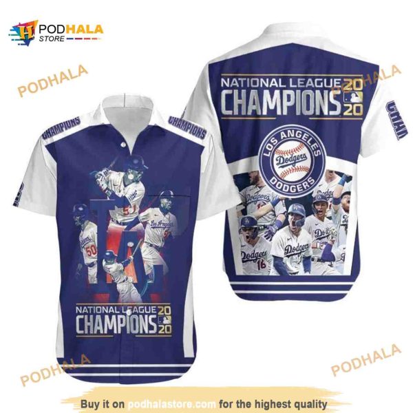 Los Angeles Dodgers MLB Hawaiian Shirt, National League Champions