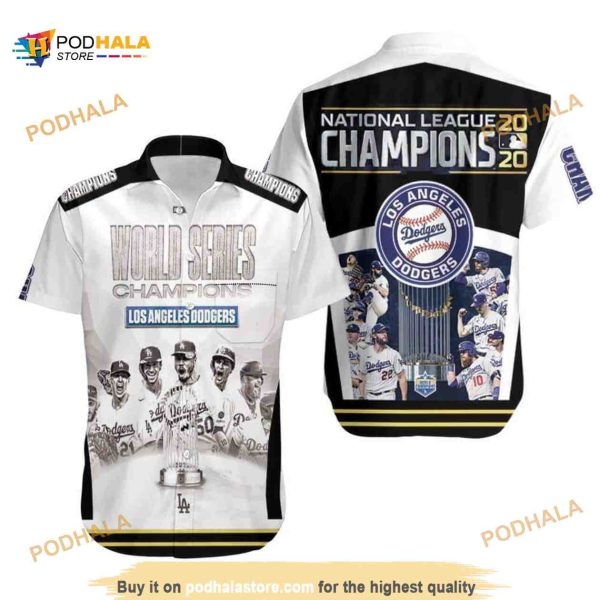 Los Angeles Dodgers MLB Hawaiian Shirt, World Series Champions Aloha Shirt For Fans