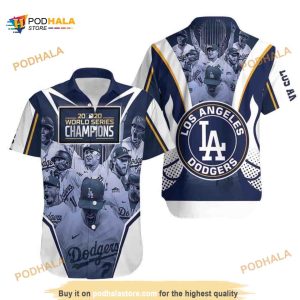 Los Angeles Dodgers MLB Hawaiian Shirt, World Series Champions Baseball Fans Gift