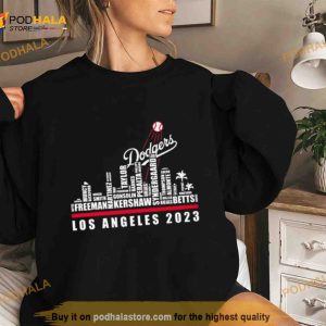 Los Angeles Dodgers Players Los Angeles 2023 City Shirt 2