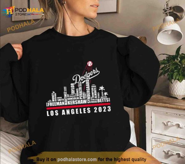 Los Angeles Dodgers Players Los Angeles 2023 City Shirt