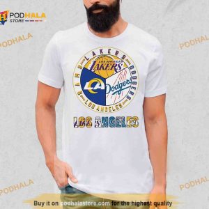 Official Los Angeles Lakers Dodgers Rams City Champions 2023 Logo t-shirt,  hoodie, longsleeve, sweater