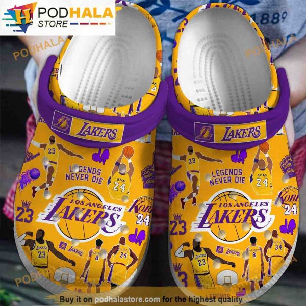 Los Angeles Lakers Nba 3D Funny Crocs Clog Shoes
