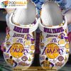 Los Angeles Lakers Nba White 3D Funny Crocs Slippers