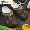 Louis Vuitton Wooden Style LV 3D Crocs
