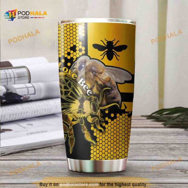 Love Bee Stainless Steel Cup Coffee Tumbler