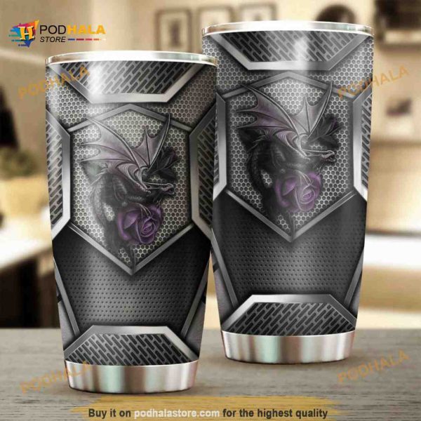 Love Dragon Stainless Steel Cup Coffee Tumbler