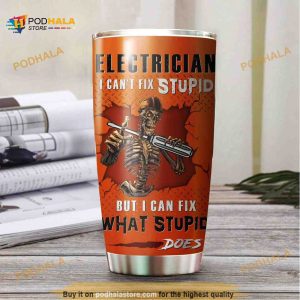 Love Electrician Stainless Steel Cup Coffee Tumbler