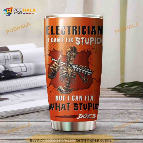 Love Electrician Stainless Steel Cup Coffee Tumbler