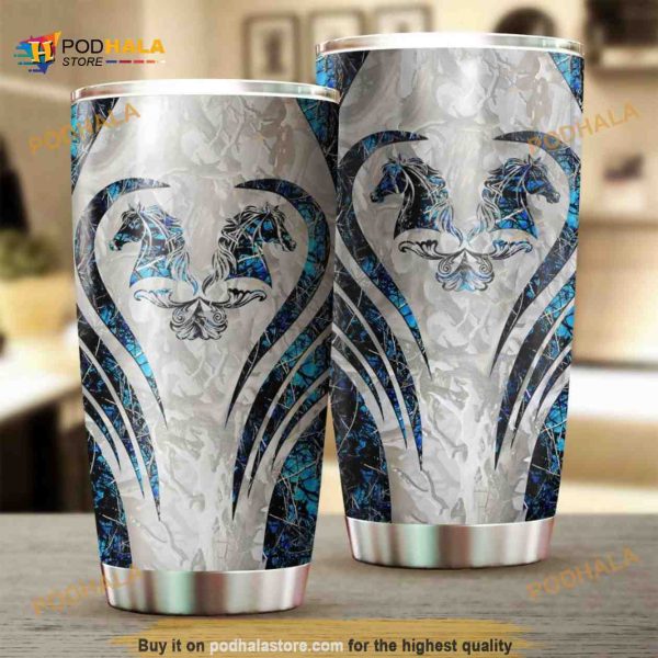 Love Horse Camo Stainless Steel Cup Coffee Tumbler