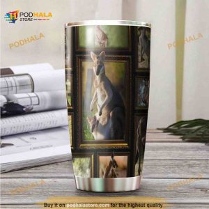 Love Kangaroo Stainless Steel Cup Coffee Tumbler