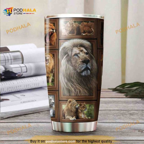 Love Lion Stainless Steel Cup Coffee Tumbler