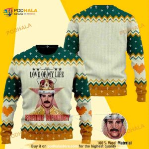 Love Of My Life Freddie Mercury Legend Ugly Christmas Sweater