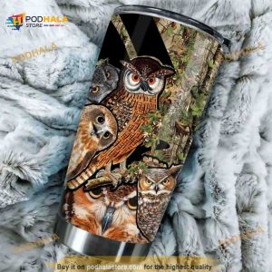 Love Owl Stainless Steel Cup Coffee Tumbler