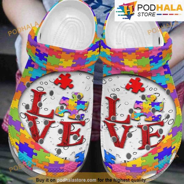 Love Puzzle 3D Funny Crocs