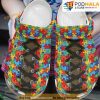 Love Puzzle Pieces 3D Funny Crocs