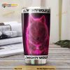 Love Wolf Stainless Steel Cup Coffee Tumbler, Funny Tumbler