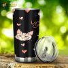 Lovely Cat Gift Travel Coffee Tumbler All Over Print, Funny Tumbler