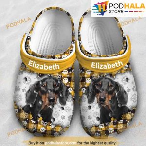 Lovely Dachshund Christmas 3D Funny Crocs