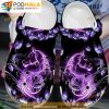 Lovely Horse And Butterfly Purple 3D Funny Crocs