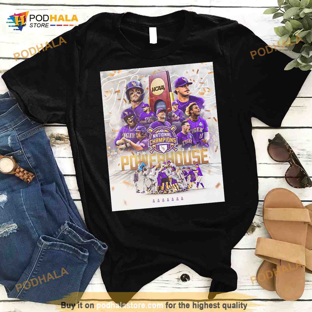 LSU Tigers 2023 NCAA Division I National Championship 7th national title in program history poster Shirt LSU Tigers 2023 NCAA Division I National Championship 7th national title in program history poster Shirt