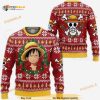 Luffy Funny Face One Piece Anime Xmas Ugly Christmas Sweater