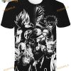 Luffy One Piece Anime Print Adults Unisex 3D Shirt