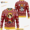 Luffy One Piece Anime Xmas Ugly Christmas Sweater